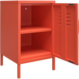 Novogratz Cache Orange Metal Locker End Table - Size: 69 x 37 x 40cm - Wilko - thumbnail 5