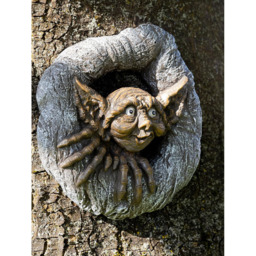 Marco Paul Tree Peeker Goblin Garden Ornament - Size: 20 x 20 x 34.8cm - Grey - Wilko - thumbnail 6