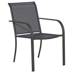 Malay Outdoor Essentials Rio Navy Sling Garden Chair - Size: 1 Seater - Blue - Wilko - thumbnail 3