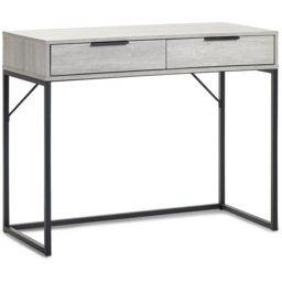 Julian Bowen Bali 2 Drawer Grey Oak Dressing Table - Wood - Wilko - thumbnail 3