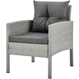 Home Detail Roma 7 Seater Dark Grey Rattan Sofa Set with Cover - Wilko - thumbnail 5