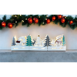 Xmas Haus LED Festive Village Decoration - Size: 12.8 x 16 x 14.2cm - White - Wilko - thumbnail 3