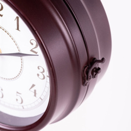 Garden Gear Aldbury Double Sided Garden Clock 17cm - Size: 33 x 9.5 x 35cm - Black - Wilko - thumbnail 5