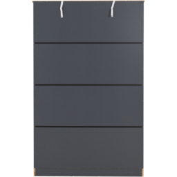 Seconique Portland 3 Door Grey and Oak Effect Wardrobe - Wilko - thumbnail 7