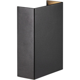Nordlux Fold 10 Seaside Black Magnetic Shade Garden Wall Light - Size: 14.9 x 10.6 x 5cm - Wilko