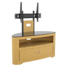 AVF Affinity Blenheim Oak Mount Curved TV Unit - Size: 44.3 x 100 x 122.6cm - Wood - Wilko - thumbnail 3