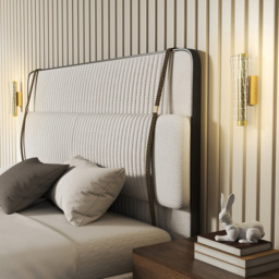 HOMCOM Gold Tone Modern Geometric LED Wall Light 2 Pack - Size: 16 x 30 x 36cm - Wilko - thumbnail 4
