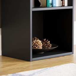VIDA DESIGNS Oxford 3 Cube Black Bookcase - Size: 3 Shelf - Wilko - thumbnail 7