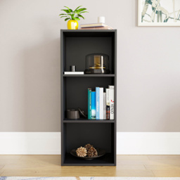 VIDA DESIGNS Oxford 3 Cube Black Bookcase - Size: 3 Shelf - Wilko - thumbnail 4