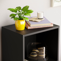 VIDA DESIGNS Oxford 3 Cube Black Bookcase - Size: 3 Shelf - Wilko - thumbnail 6
