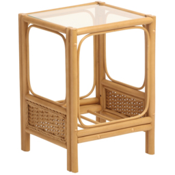 Desser Furniture Vale Light Oak Lamp Table - Size: 58.0 cm x 40.0 cm x 40.0 cmcm - Brown - Wilko - thumbnail 3