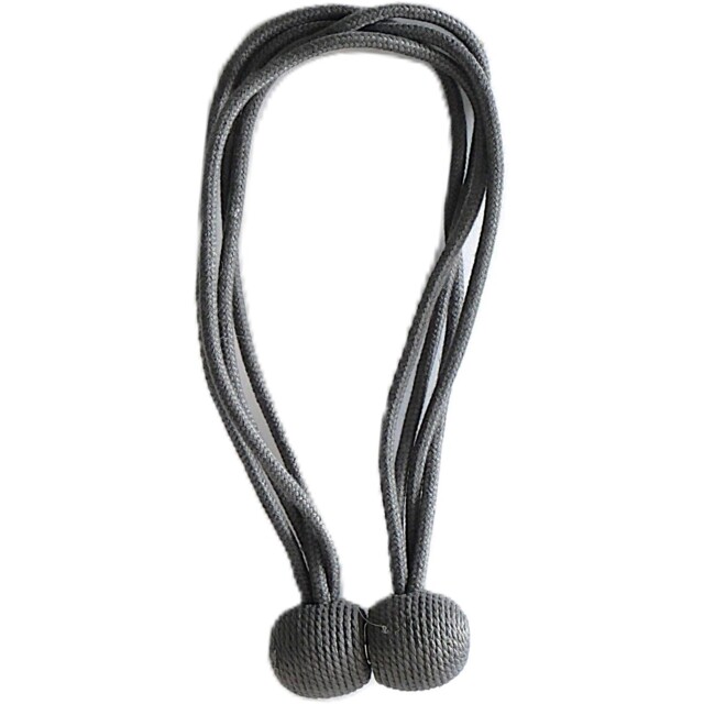 Matt Ball Magnet Tieback Charcoal - Wilko - image 1