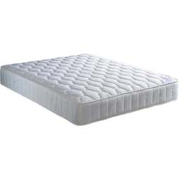 Pinerest Single Coil Sprung Mattress - White - Bedmaster - Wilko