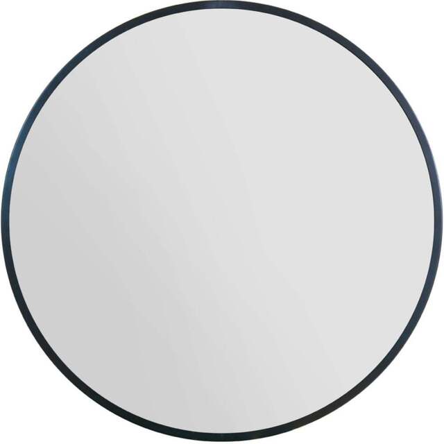 The Fenestra Black Metal Wall Mirror 100 x 100cm - MirrorOutlet - Wilko - image 1