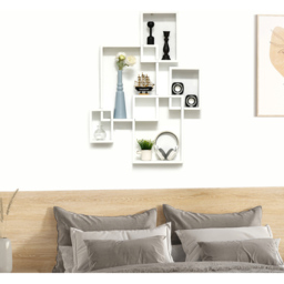 Portland White Wall Mounted Floating Shelf - Size: 51 x 15 x 43cm - Wilko - thumbnail 3