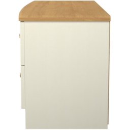 Crowndale Warwick 4 Drawer Cream Ash and Oak Bed Box - Wilko - thumbnail 4