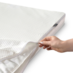 Jay-Be Small Double Folding Bed Waterproof Mattress Protector - White - Wilko - thumbnail 3
