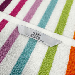 Allure Bath Fashions California Multicolour Striped Hand Towel 2 Pack - Size: 50 x 85 x 0.5cm - Wilko - thumbnail 4