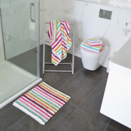 Allure Bath Fashions California Multicolour Striped Hand Towel 2 Pack - Size: 50 x 85 x 0.5cm - Wilko - thumbnail 5