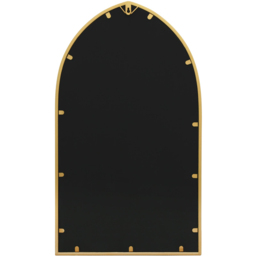 MirrorOutlet The Arcus Gold Framed Arched Garden Wall Mirror 83 x 48cm - Size: 83 x 48 x 3cm - Wilko - thumbnail 5
