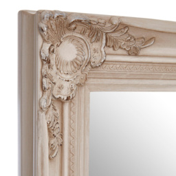 Premier Housewares Antonio White Wall Mirror 74 x 104cm - Size: 104 x 74cm - Wilko - thumbnail 4