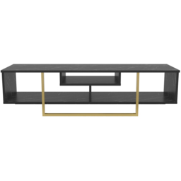 Decorotika Asal 3 Shelf Bendire and Gold Modern TV Unit - Size: 40 x 149.4 x 35.2cm - Multi - Wilko - thumbnail 7