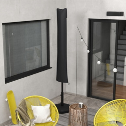 Outsunny Black Banana Parasol Cover - Size: 178 x 35 x 35cm - Wilko - thumbnail 7