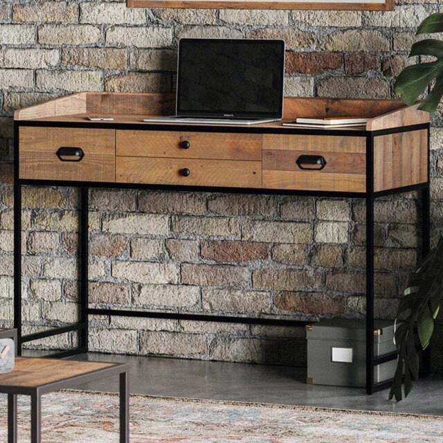 Baumhaus Ooki 4 Drawer Dressing Table - Brown - Wilko - image 1