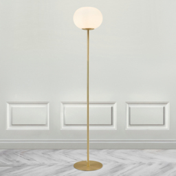Nordlux Alton 27 Brass Floor Lamp - Size: 150 x 27.5 x 150cm - Gold - Wilko - thumbnail 3