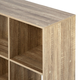 Jane 4 Shelf Oak Cube Storage Unit - Brown - Home Garden Direct - Wilko - thumbnail 7