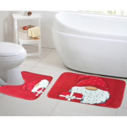 Noel Square Red Gonks Gift Parcel Xmas Bath Set 2 Piece - Size: 50 x 80 x 1cm - Wilko - thumbnail 3