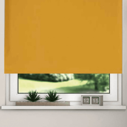 New EdgeBlinds Thermal Blackout Roller Blinds Ochre 170cm - Size: W 170cm x D 165cm - Yellow - New Edge Blinds - Wilko - thumbnail 4