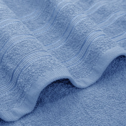 Velosso Hampi Cotton Blue Hand Towel Set of 2 - Wilko - thumbnail 4