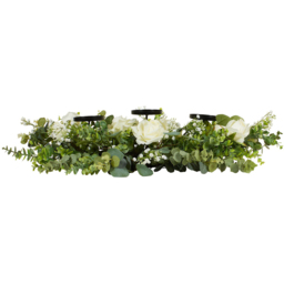 Floral Triple Centrepiece Candle Holder Green - Wilko - thumbnail 6