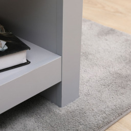 FurnitureHMD Single Shelf Grey and Oak Effect Wooden Coffee Table - Size: 42 x 85 x 47cm - Wilko - thumbnail 5
