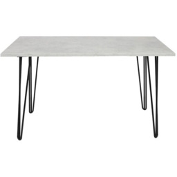 Kosy Koala 4 Seater Wood and Velvet Tufted Dining Set Grey and Black - Multi - Wilko - thumbnail 3