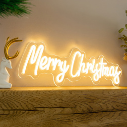 Marco Paul Warm White LED Merry Christmas Neon Rope Light 42 x 14cm - Size: 20 x 20 x 10cm - Multicoloured - Wilko - thumbnail 5