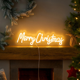 Marco Paul Warm White LED Merry Christmas Neon Rope Light 42 x 14cm - Size: 20 x 20 x 10cm - Multicoloured - Wilko - thumbnail 4
