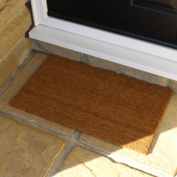 JVL Manor Plain Latex Coir Door Mat 40 x 60cm 2 Pack - Brown - JVL Homewares - Wilko - thumbnail 3