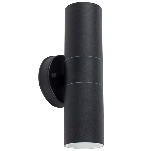 ValueLights Black Outdoor Wall Up Down Light - Size: 23 x 10 x 10cm - Wilko - image 1
