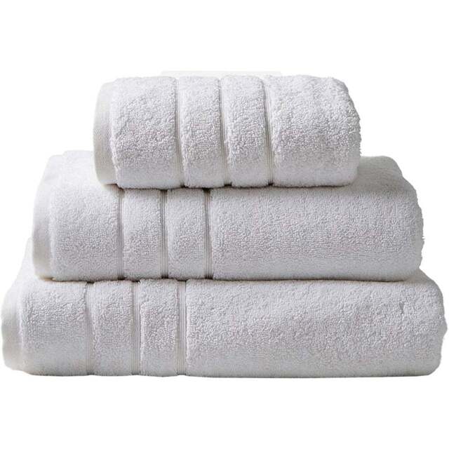 Allure Bath Fashions White Hotel Luxury Heavyweight Hand Towel - Size: 50 x 90cm - Wilko - image 1