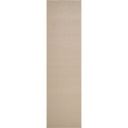 Desire Rugs Simple Light Beige Low Pile Felt Backing Tufted Rug 220 x 60cm - Size: 60 x 220cm - Cream - Wilko - thumbnail 1