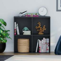 Vida Designs Durham 2 x 2 Black Cube Storage Unit - Size: H 64.5 x W 65 x D 29cm - Wilko - thumbnail 6