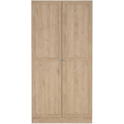 Furniture To Go Brande Double Door Brown Wardrobe - Size: 2 Door - Wilko - thumbnail 4