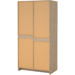 Furniture To Go Brande Double Door Brown Wardrobe - Size: 2 Door - Wilko - thumbnail 6