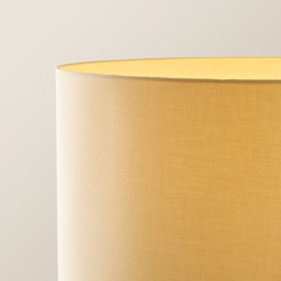 ValueLights Victoria Cream Fabric Drum Shade Light Wood Traditional Stem LED Floor Lamp - Size: 157 x 45 x 45cm - Wilko - thumbnail 4
