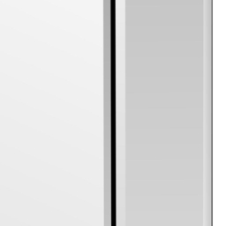 Horsley Modern All Glass Full Length Mirror 174 x 84cm - Black - MirrorOutlet - Wilko - thumbnail 7