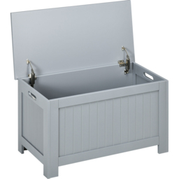 Portland Grey Large Storage Box with Lid - Size: 81 x 40 x 46cm - Wilko - thumbnail 4