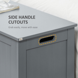 Portland Grey Large Storage Box with Lid - Size: 81 x 40 x 46cm - Wilko - thumbnail 7