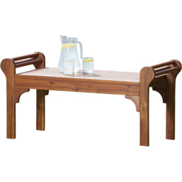 Garden Gear Lutyens Acasia Coffee Table - Size: 40 x 97 x 39cm - Brown - Wilko - thumbnail 3